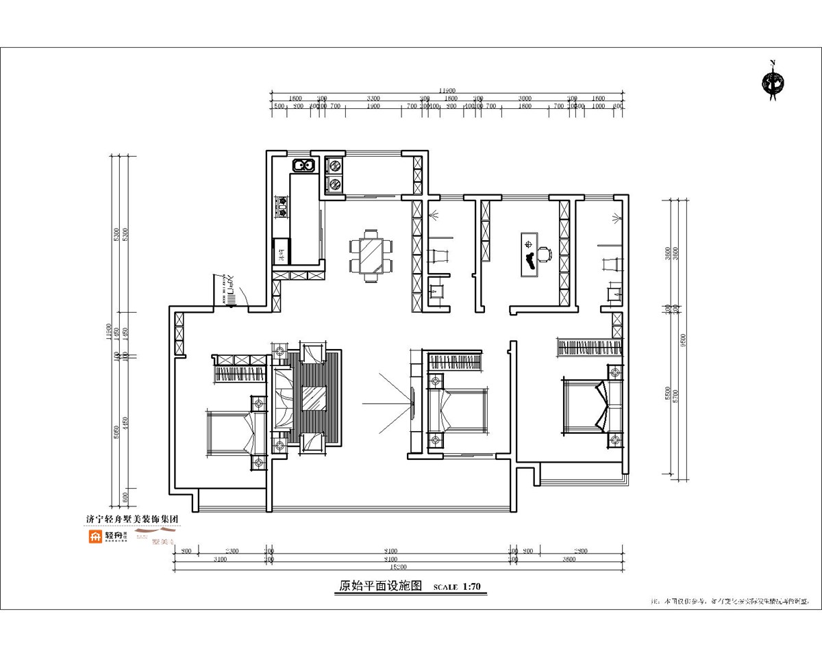 华侨城 168㎡ 洋房户型 现代风格装修设计方案——设计师徐响 ——济宁轻舟墅美装饰公司【官网】轻舟美住.墅美大宅. | 装修咨询:0537 ...